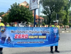 Lakukan Penindakan, Satlantas Polres Rembang Wujudkan Zero Knalpot Brong