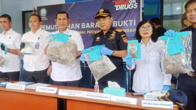 4 Orang Komplotan Pengedar Ganja di Kampus Semarang Diringkus BNN Jateng