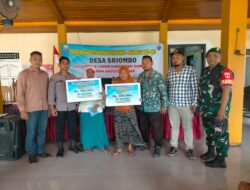 Sinergitas TNI-Polri Kecamatan Lasem Monitoring Penyaluran BLT-DD