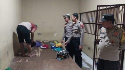 Pawas Bersama Piket Fungsi & Jaga Sidak di Ruang Tahanan Mapolres Rembang