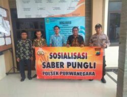 Sosialisasi Saber Pungli, Polsek Purwonegoro Jajaran Banjarnegara Cegah Pungli