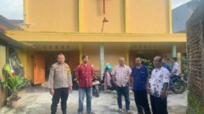 Jamin Keamanan Umat Kristiani saat Beribadah, Polres Banjarnegara Pam Gereja