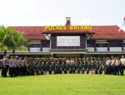 Sinergi TNI-Polri dalam Pengamanan Pemilu: Apel Konsolidasi di Polres Batang