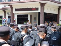 85 Personel BKO Polda Jateng di Kab. Wonogiri Pulang ke Kesatuan