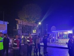 Patroli Malam ke Kantor PPK Kecamatan, Personel Polres Humbahas Siaga