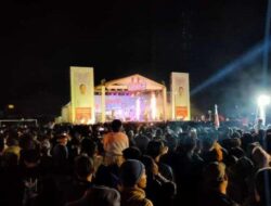Lautan Manusia Banjiri Konser Musik untuk Prabowo Gibran di Aceh Tengah