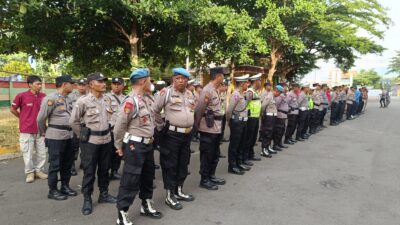 Kampanye di Desa Margorejo: Polresta Pati Mantapkan Brata Bersama Unsur TNI dan Instansi Terkait