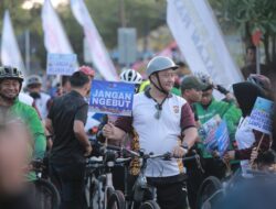 Bersama Pangdam, Kapolda Aceh Kampanyekan Keselamatan Berlalu Lintas di Fun Bike