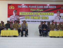 Laksanakan Tactikal Floor Game, Polres Lamandau Siapkan Pengamanan Pemilu