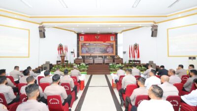 335 Personel Pam TPS Mengikuti Pembekalan, Ini Pesan Kapolda Kalteng