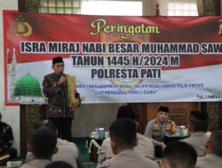 Polresta Pati Peringati Isra Mi’raj dan Doa Bersama Untuk Pemilu 2024 Aman dan Damai