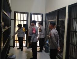 Cek Ruang Tahanan, Wakapolres Sukoharjo Pastikan Kondisi Baik