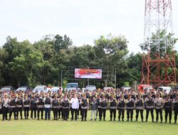 Kapolres Lamandau Cek Kesiapan Serpas PAM TPS Pemilu 2024