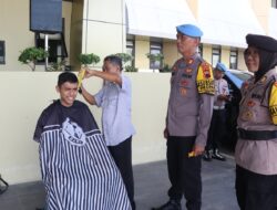 Propam Polres Sukoharjo Cek Kerapian Personil yang Terlibat Pengamanan TPS