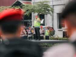 Pesan Dirlantas Polda Aceh pada 846 Personel Pam TPS: Jaga Netralitas!