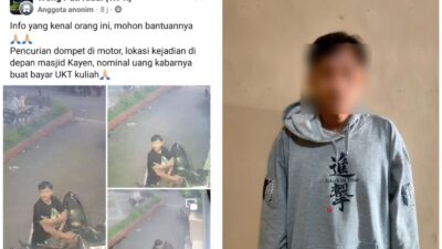 Viral di Medsos, Aksi Pencurian Dompet Terekam CCTV di Kayen