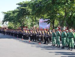 Jamin Keamanan Proses Demokrasi, Polres Sukoharjo Laksanakan Apel Gelar Pasukan