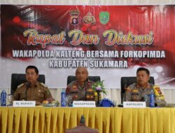 Wakapolda Kalteng Jalin Komunikasi Bersama Forkopimda, KPU dan Bawaslu Sukamara