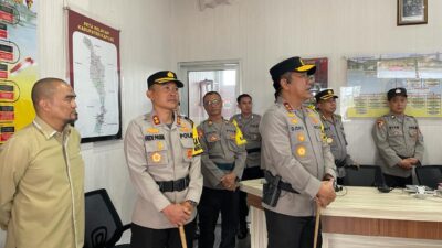 Kapolda Kalteng Cek Kesiapan Pengamanan Pemilu 2024 di Wilayah Polres Kapuas