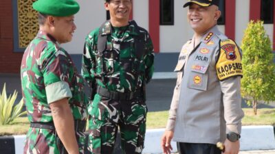 Kapolsek Jajaran Antarkan Personel TNI BKO ke Polsek Masing-Masing