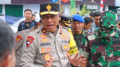 Cek Pengamanan Pemilu di Kobar, Wakapolda Kalteng Ajak Masyarakat Jangan Golput