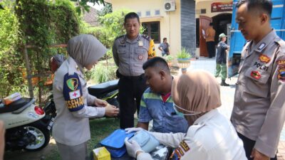 Anggota PPS di Sukoharjo Apresisasi Layanan Kesehatan dari Polres