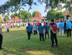 Polres Banjarnegara Lakukan Pengamanan Senam Sehat Hari Jadi Banjarnegara Ke-453