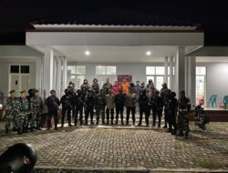 Hindari Gangguan Kamtibmas saat Penghitungan Suara Pemilu, TNI-Polri di Pati Patroli Sinergitas