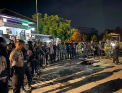 TNI-Polri di Pati Patroli Sinergitas, Cegah Gangguan Kamtibmas saat Penghitungan Suara Pemilu