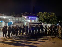 Cegah Gangguan Kamtibmas saat Penghitungan Suara Pemilu, TNI-Polri di Pati Patroli Sinergitas
