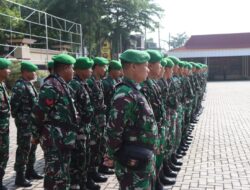 Konsolidasi Personel BKO TNI di Polresta Pati untuk Memastikan Keamanan Pemilu 2024
