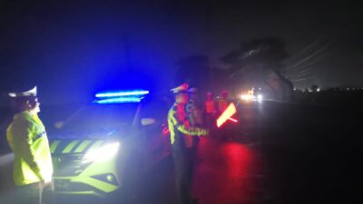 Blue Light Patrol Satlantas Polresta Pati Sisir Jalanan di Malam Minggu Hindari Balap Liar