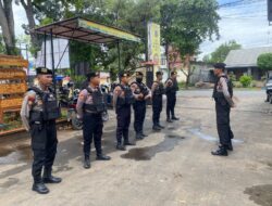 Upaya Preventif, Satuan Samapta Polresta Pati Melaksanakan Patroli di Kantor KPU dan Gudang PPK Rayon 2