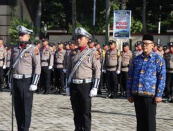 Kapolresta Pati Pimpin Upacara Hari Kesadaran Nasional Bulan Pebruari 2024
