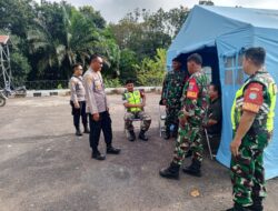 TNI-Polri Lamandau Beri Pengamanan Rekapitulasi Suara di PPK Bulik