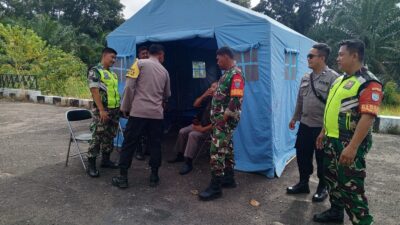 Rekapitulasi Suara di PPK dilakukan oleh Polres Lamandau dan Kodim 1017/Lmd