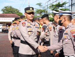Kapolres Banjarnegara Beri Apresiasi Kepada Personel Pengamanan Tahap Inti Pemilu 2024