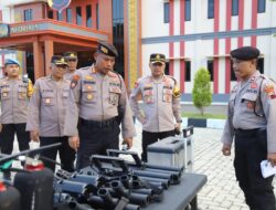 Tim Supervisi Dit Samapta Polda Jateng Lakukan Pengecekan Di Polresta Pati