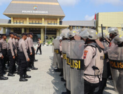 Pasukan Power On Hand Polres Intensifkan Pelatihan Guna Pengamanan Proses Pemilu 2024