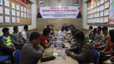 Kedatangan Tim RBP Polda Kalteng untuk Asistensi Disambut Polres Lamandau