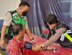 Polda Kalteng Beri Layanan Kesehatan, Cegah Petugas PPK dan Pengamanan Pemilu Sakit