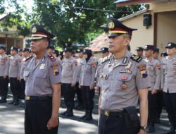 2 Personel Polresta Pati Naik Pangkat Pengabdian Jelang Purna Tugas