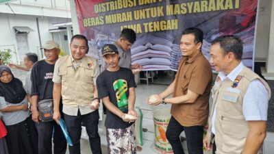 25 Ton Beras Harga Terjangkau Siap Didistribusikan Satgas Pangan Polda Jateng