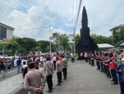 Polrestabes Semarang Amankan Aksi Demo Pengemudi Ojek Online