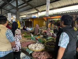 Sidak Pasar Tradisional, Satgas Pangan Polres Banjarnegara Tinjau Harga Kebutuhan Pokok