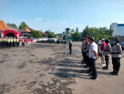 Apel Pengamanan Pleno Rekapitulasi: Kapolresta Pati Ajak Anggota Polri Bersama-sama Antisipasi Ancaman