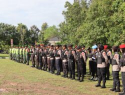 TNI-Polri di Lamandau Apel gabungan PAM Rapat Pleno Tingkat Kabupaten