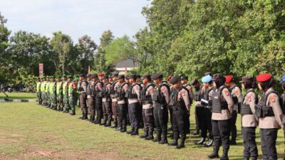TNI-Polri di Lamandau Laksanakan Apel Gabungan PAM Rapat Pleno Tingkat Kabupaten