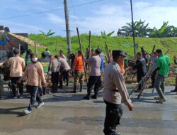 Ratusan Personel Gabungan Apel Pembersihan Paska Banjir Bandang Demak