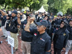 Panwaslu di Semarang Gelar Apel siaga pengawasan Pemilu 2024